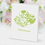 Menükarte Hochzeit Vorlage Text Bewundernswert Menükarte Hochzeit Herzenssache Grün Ohne Text Muster