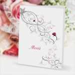 Menükarte Hochzeit Vorlage Text Schön Menükarte Hochzeit Liebesranken
