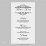 Menükarte Hochzeit Vorlage Word Elegant Menükarte Vorlage Word Cool Hochzeit Menü Karte Vorlage