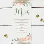 Menükarte Hochzeit Vorlage Word Süß Menükarten Für Hochzeit Vintage Roses Bonbon Villa