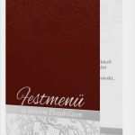 Menükarte Klappkarte Vorlage Schönste Hochzeitsjubiläum Vorlage Menükarte