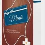 Menükarte Kommunion Vorlage Erstaunlich Menükarte Vorlage