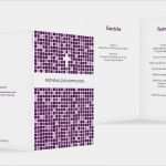 Menükarte Kommunion Vorlage Luxus Menükarte Kommunion &quot;mosaik&quot;