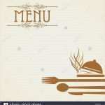 Menükarte Vorlage Download Schönste Illustration Der Vorlage Für Menükarte Mit Besteck