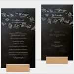 Menükarte Vorlage Hochzeit Bewundernswert Menükarte Hochzeit "kreideblätter"