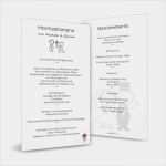 Menükarte Vorlage Word Kostenlos Inspiration Menükarte Zur Hochzeit Mit Ic Brautpaar Im Modernen