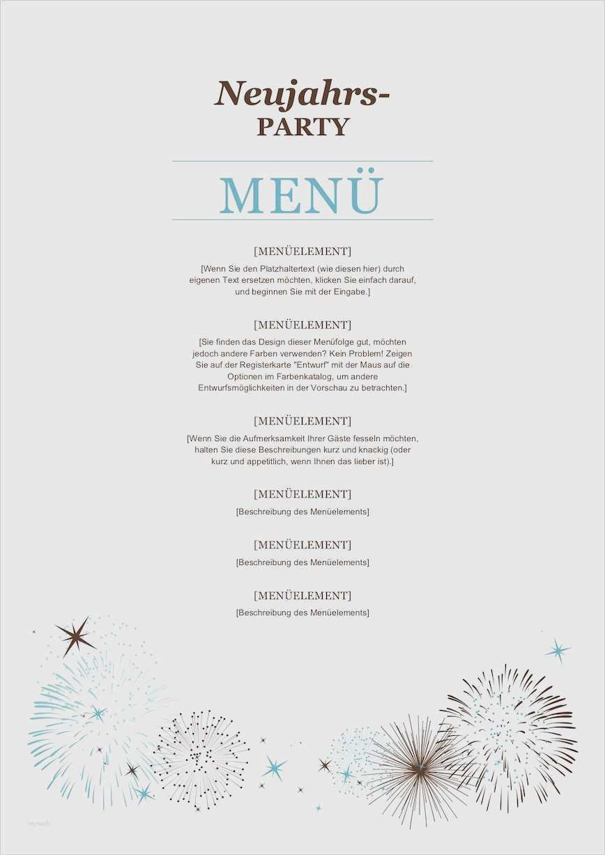 Menükarte Vorlage Word Kostenlos Schönste Menükarten Geburtstag Vorlagen Kostenlos Angenehm