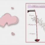 Menükarten Vorlagen Kostenlos Word Wunderbar Schöne Menükarte Für Ihre Hochzeit – Vorlage Kostenlos