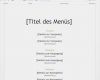 Menükarten Vorlagen Zum Ausdrucken Kostenlos Elegant Menü Speisekarte Als Download Auf Wordvorlage