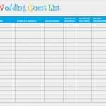 Messprotokoll Feuchtigkeit Vorlage Schön Wedding Guest List Template 6 Free Sample Example