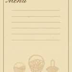 Mexikanische Speisekarte Vorlage Erstaunlich Vorlage Der Speisekarte Mit Körben — Stockvektor © Wirtu20