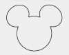 Mickey Mouse Tattoo Vorlage Angenehm Mickey Mouse Ears Head Outline Christmas