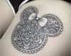 Mickey Mouse Tattoo Vorlage Einzigartig Mickey Mouse Head Mandala Tattoo Thigh