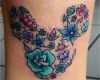 Mickey Mouse Tattoo Vorlage Erstaunlich Awesome Floral Mickey Head
