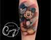 Mickey Mouse Tattoo Vorlage Genial Mickey Mouse Military Tattoo by Cory Claussen Tattoos