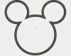 Mickey Mouse Tattoo Vorlage Süß Minnie Mouse Kopf Vorlage Schön Mickey Mouse Kopf Applique
