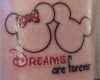 Mickey Mouse Tattoo Vorlage Wunderbar My Mickey and Minnie Tattoo "dreams are forever