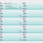 Microsoft Office Visitenkarten Vorlagen Cool Visitenkarten Blumenabbildung 10 Pro Seite