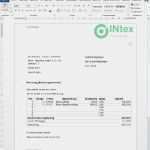 Microsoft Word Vorlagen Luxus Word Vorlage Rechnung Fotografie Intex Vorlagen Für