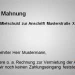Mieter Mahnung Vorlage Gut 14 Mahnung Mietrückstand Muster