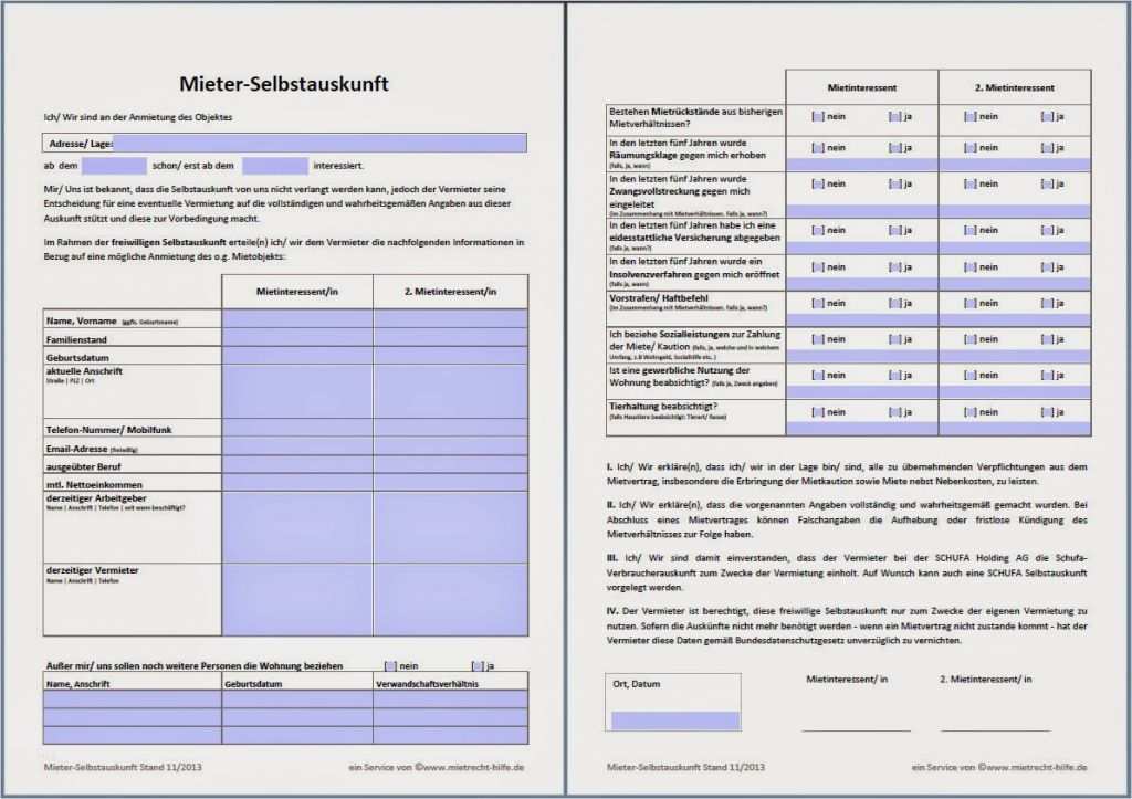Mieterauskunft Vorlage Erstaunlich Mietvertrag Schufa Auskunft