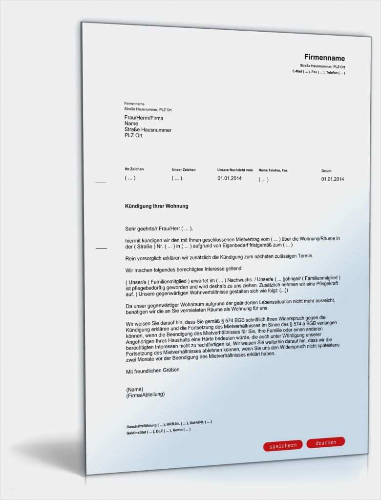 Mieterschutzbund Kündigung Vorlage Erstaunlich Vorlage Kündigung Wohnung