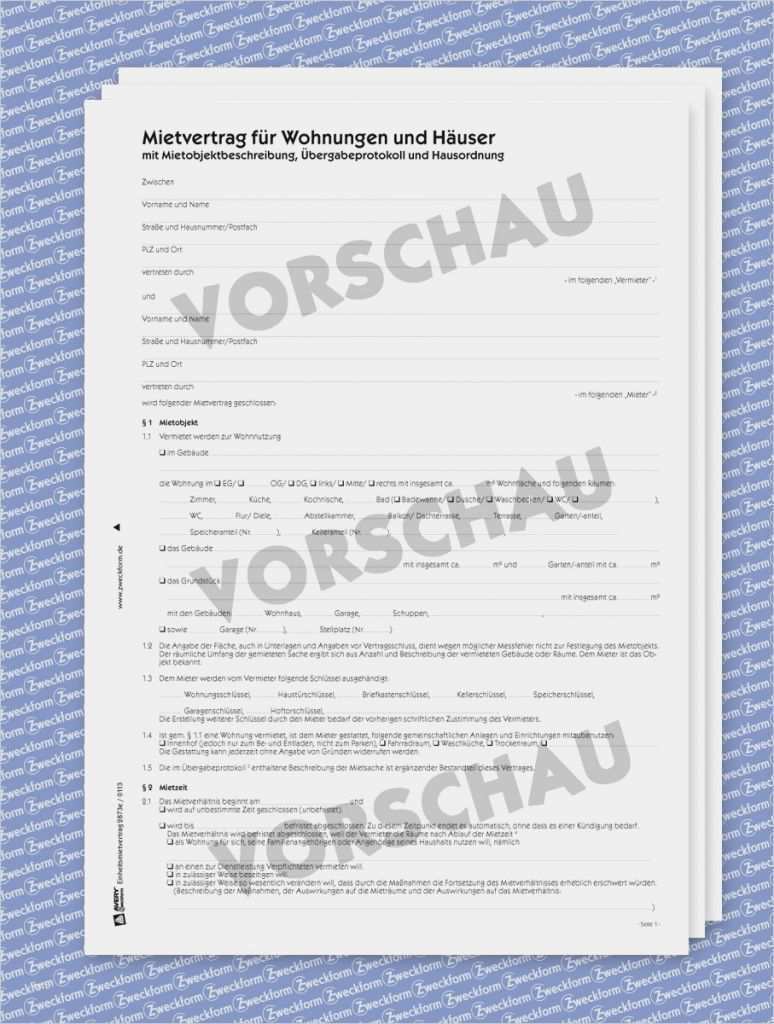 Mietvertrag Grundstück Vorlage Luxus Muster Mietvertrag Für Wohnungen En