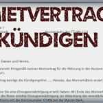 Mietvertrag Kündigen Vorlage Mieter Schön Mietvertrag Kündigen Muster Vorlagen & Tipps