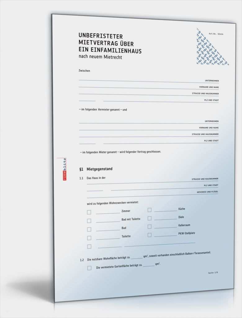 Mietvertrag Vorlage 2017 Wunderbar Vorlage Mietvertrag Haus