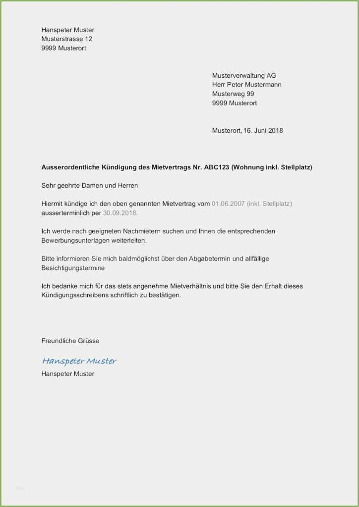 Mietwohnung Kündigen Vorlage Kostenlos Neu Vorlage Wohnungskündigung Am Besten Wohnung Kündigen
