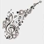 Mikrofon Tattoo Vorlage Beste Treble Clef Tattoo Designs Cliparts