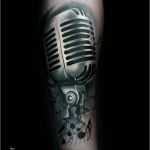 Mikrofon Tattoo Vorlage Einzigartig 75 Music Note Tattoos Für Männer Auditory Ink Design
