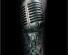 Mikrofon Tattoo Vorlage Erstaunlich 75 Music Note Tattoos for Men Auditory Ink Design Ideas