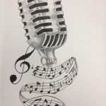 Mikrofon Tattoo Vorlage Erstaunlich Drawn Tattoo Mic Pencil and In Color Drawn Tattoo Mic