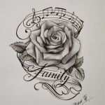 Mikrofon Tattoo Vorlage Genial Image Result for Rose and Music Tattoo