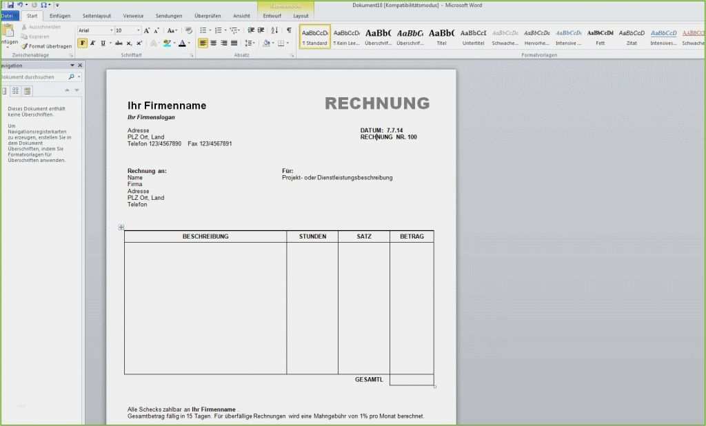 Mindmap Vorlage Word Kostenlos Cool Rechnungsvorlagen Kostenlos Downloaden Rechnung Vorlag