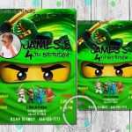 Minecraft Einladungskarten Vorlage Neu Ninjago Einladungskarten Drucken