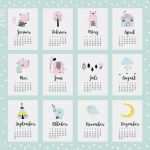 Mini Lük Vorlagen Kindergarten Beste Jahres Kalender Zum Ausdrucken Mit Niedlichen Motiven