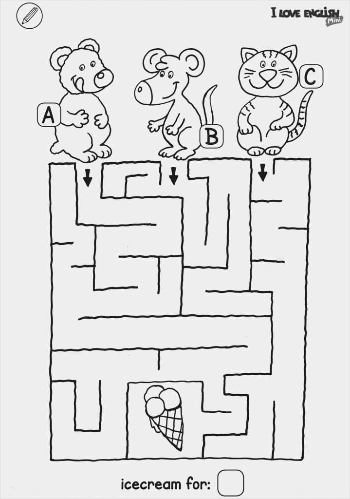 Mini Lük Vorlagen Kindergarten Erstaunlich Ausmalbild Labyrinthe Für Kinder I Love English Mini