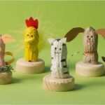 Mini Lük Vorlagen Kindergarten Erstaunlich Nüsslihof Bauernhof Tiere Aus Erdnüssen Basteln