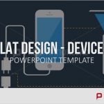 Minimalistische Powerpoint Vorlagen Neu Flat Design Mobilgeräte Und Puter