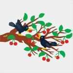 Ministeck Vorlagen Erwachsene Best Of Fensterbild sommerzweig