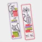 Ministeck Vorlagen Erwachsene Neu 2 Lesezeichen Im Set „katzen“