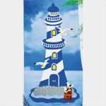 Ministeck Vorlagen Erwachsene Wunderbar Komplettpackung Fensterbilder „leuchtturm“