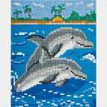 Ministeck Vorlagen Kostenlos Bewundernswert Ministeck „4 In 1 Steckmotiv Set“ Delfine