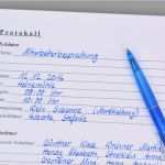 Mitarbeiterbesprechung Vorlage Inspiration Protokoll Schreiben Vorlage Und Tipps