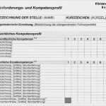 Mitarbeiterbeurteilung Vorlage Muster Schönste Anforderungs Kompetenzprofile Arbeitstabelle