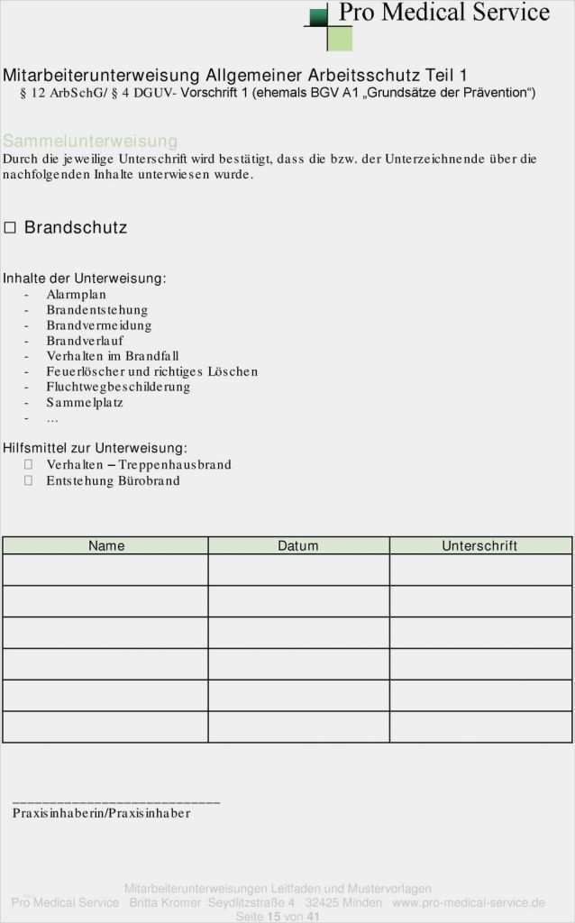 Mitarbeiterunterweisung Vorlage Inspiration Unterweisungen Der Mitarbeiter In Zahnarztpraxen Pdf