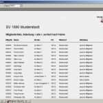 Mitgliederliste Verein Vorlage Inspiration Verein Plus Screenshots