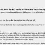 Mitgliedsantrag Verein Vorlage Elegant Mannheimer Versicherungen Fjd fordert Stellungnahme